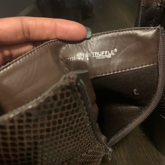 Faux Snake Skin Boots - Picture 5 of 6